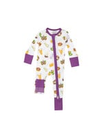 Angel Dear Mardi Gras 2 Way Zipper Romper