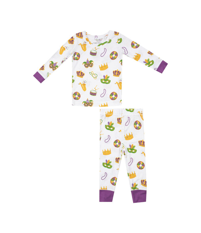 Mardi Gras Twirly L/S Dress