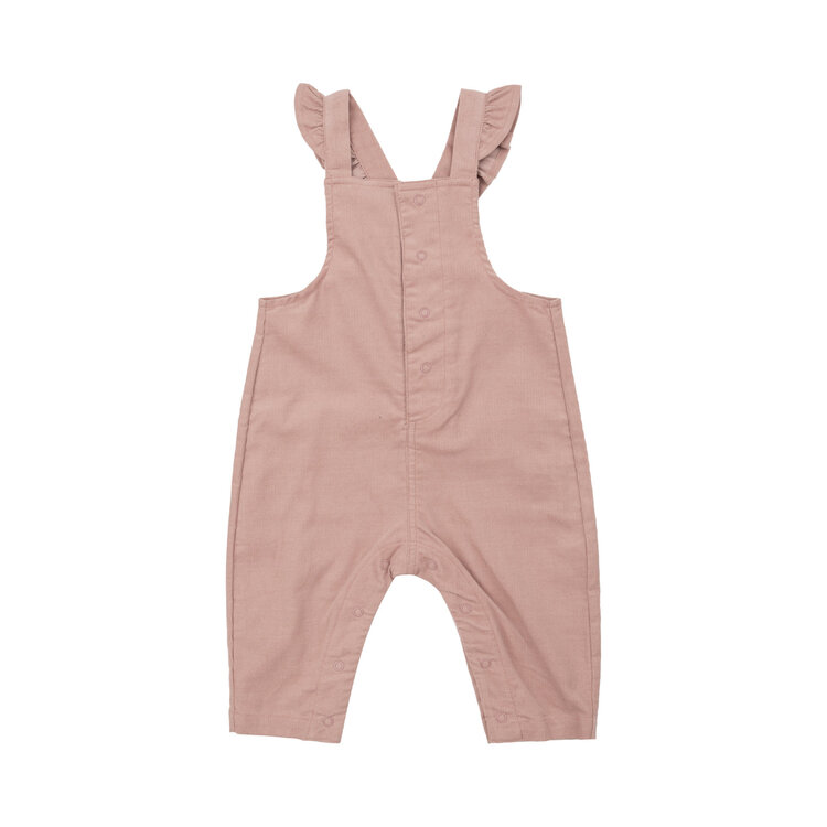 Angel Dear Misty Rose Ruffle Cord Overall