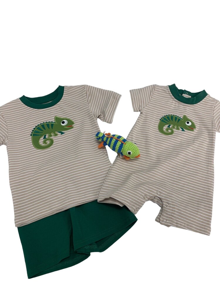Be Mine Lizard Boys Short Set