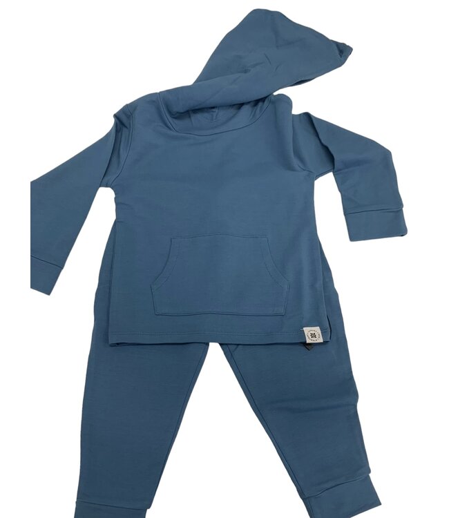 French Terry Jogger Set - Captain Blue