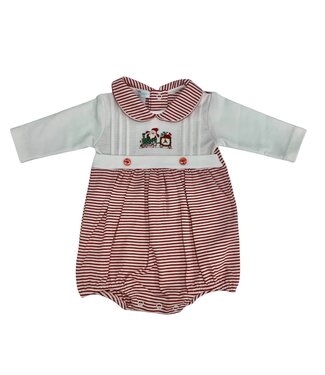 Baby Loren Christmas Train Bubble