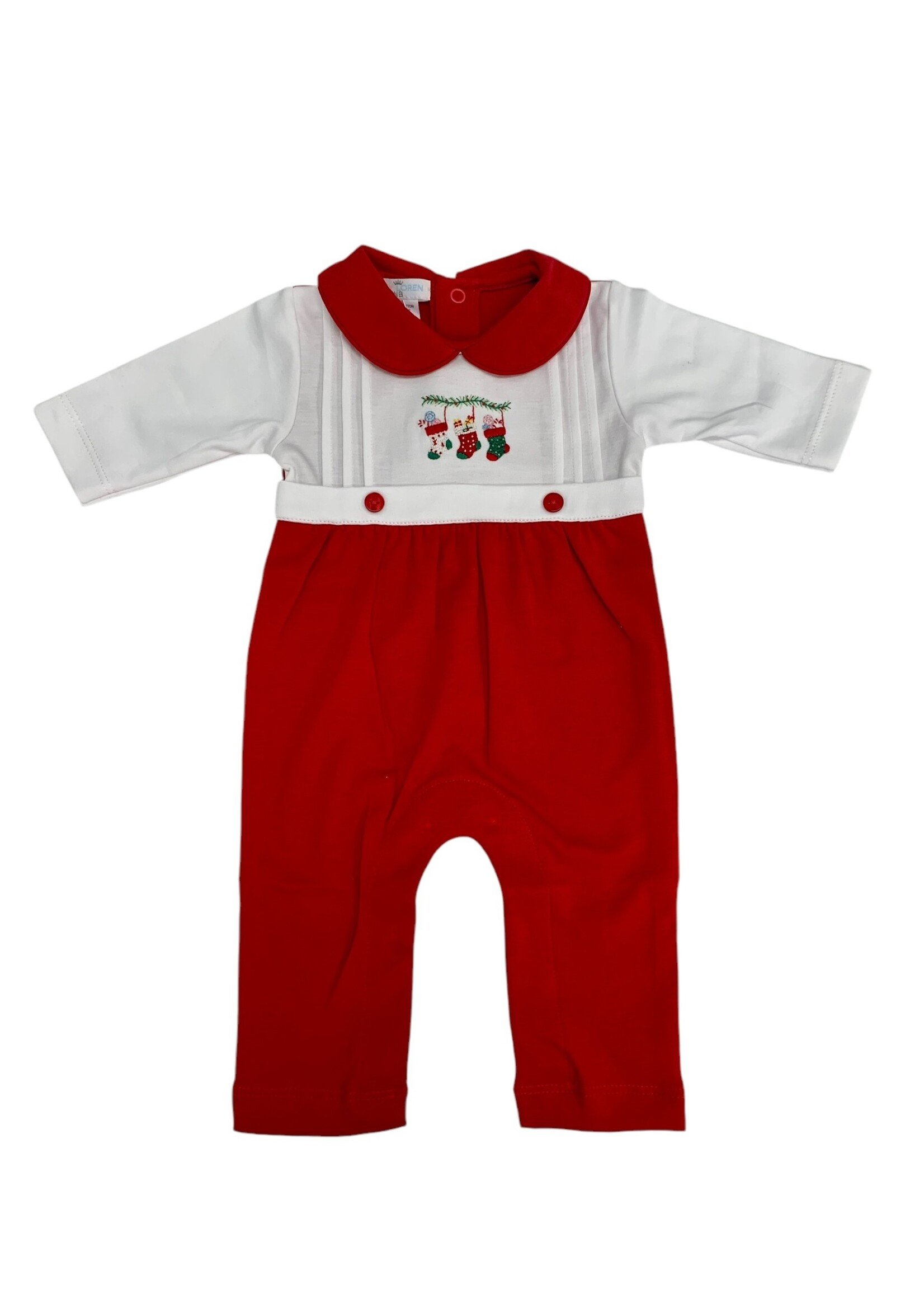 Baby Loren Christmas Stocking Romper