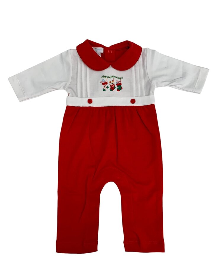 Baby Loren Christmas Stocking Romper