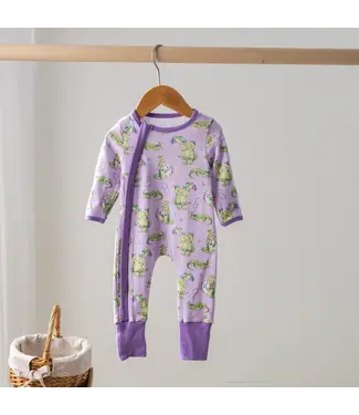 Nola Tawk Gator Gras Zip Up Pajama