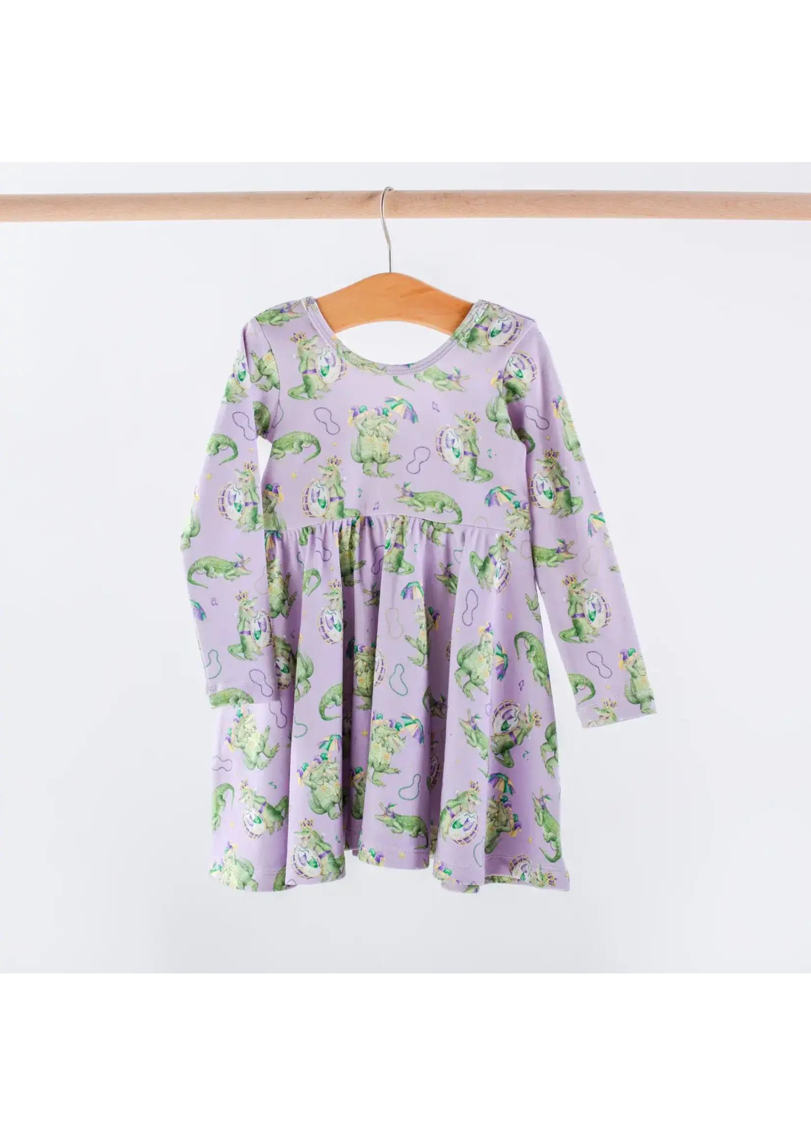 Nola Tawk Gator Gras Cotton Twirl Dress