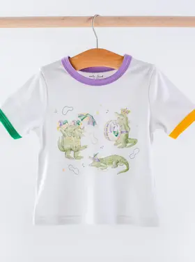 Nola Tawk Gator Gras Cotton Tee