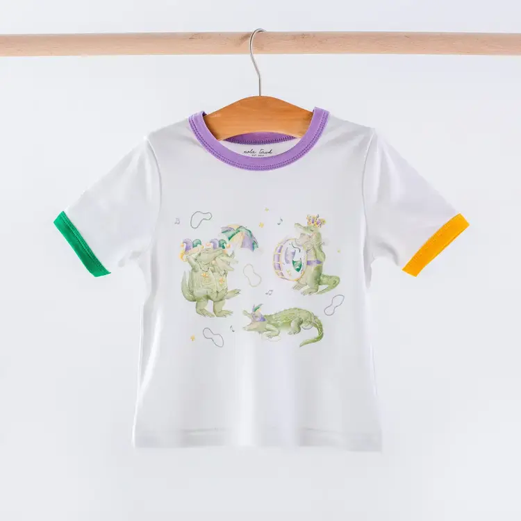 Nola Tawk Gator Gras Cotton Tee