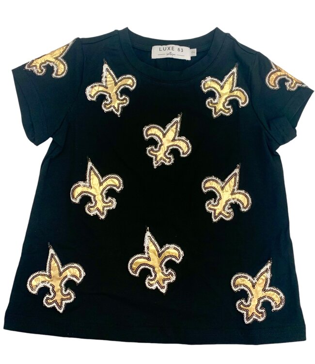 Fleur de Lis Sequin Shirt