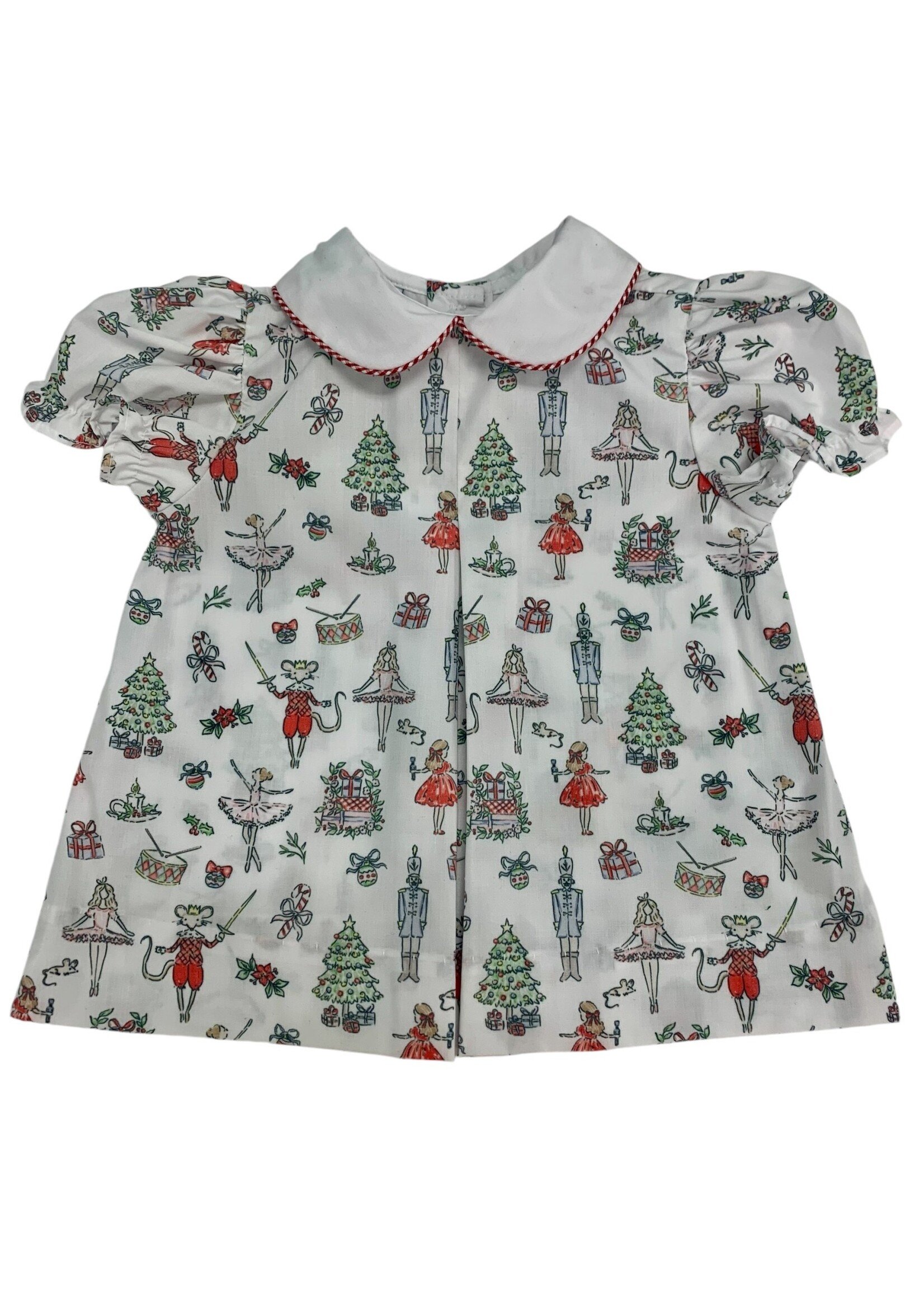 Krewe Nutcracker Print Pleat Dress