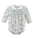 Soft Floral Printed Bubble w/ Hand Smock