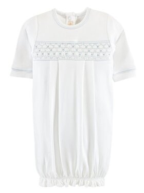Baby Club Chic Smocked Gown w/ Embroidery