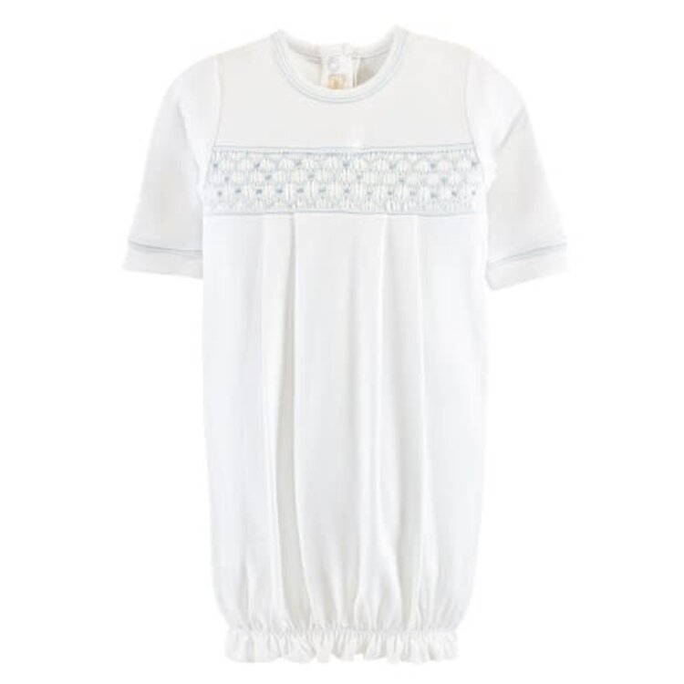 Baby Club Chic Smocked Gown w/ Embroidery