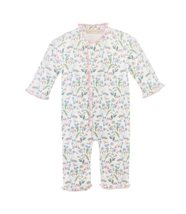 Prairie Beauty Printed Coverall w/ Ruffles