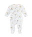 Noah's Ark Printed Zipped Footie