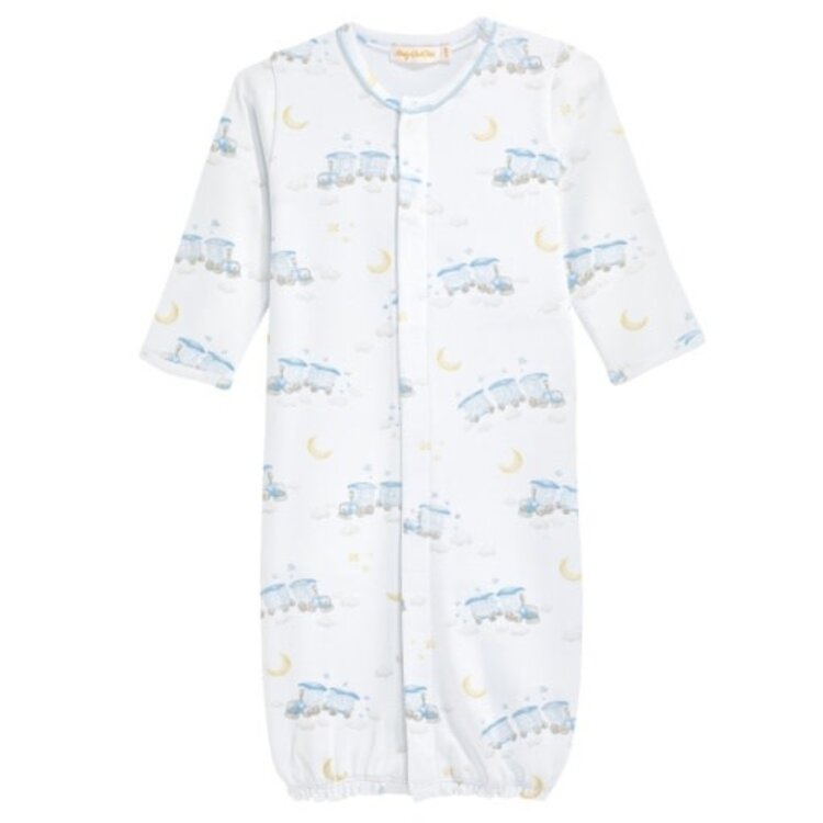 Baby Club Chic Little Train Printed Conv. Gown
