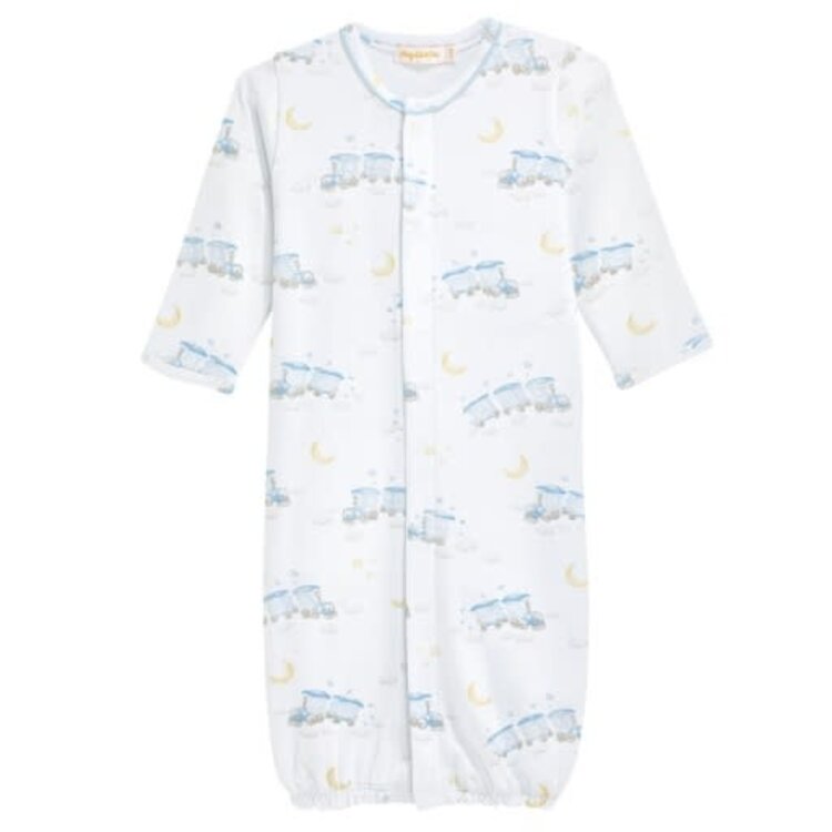 Baby Club Chic Little Train Printed Conv. Gown