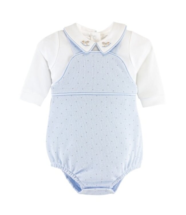 Collared Tee and English Knot Bubble Set
