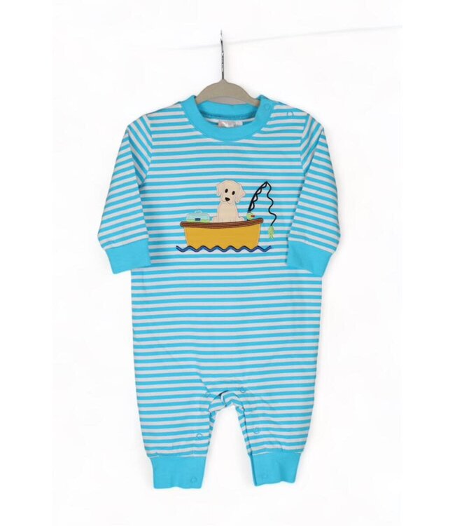 Dog Gone Fishing Romper