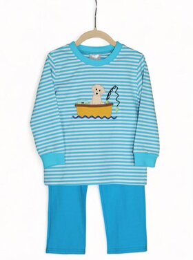 Jumping Jolly Dog Gone Fishing Pants Set
