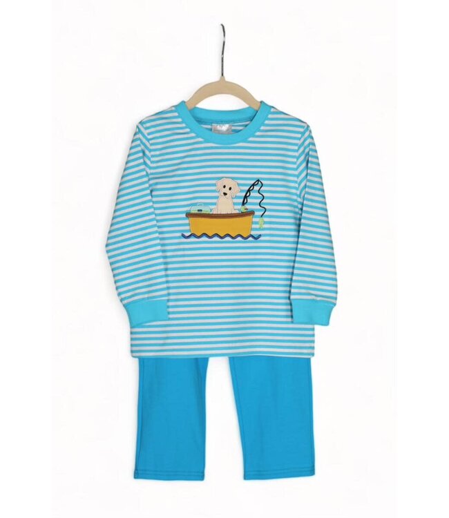 Dog Gone Fishing Pants Set