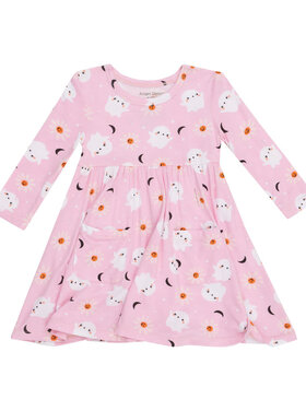Angel Dear Spooky Ghost Twirly L/S Dress