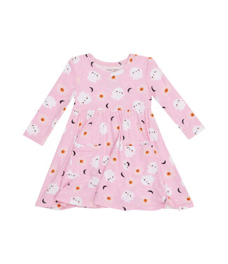 Angel Dear Spooky Ghost Twirly L/S Dress