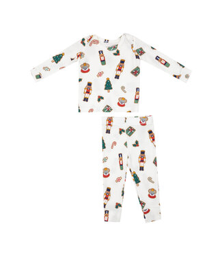 Angel Dear Nutcracker Christmas Cookies Zipper Footie