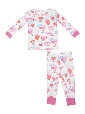 Angel Dear Love You Foodie Much Pink L/S Loungewear