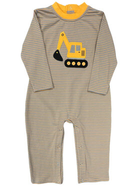 Be Mine Excavator Applique Romper