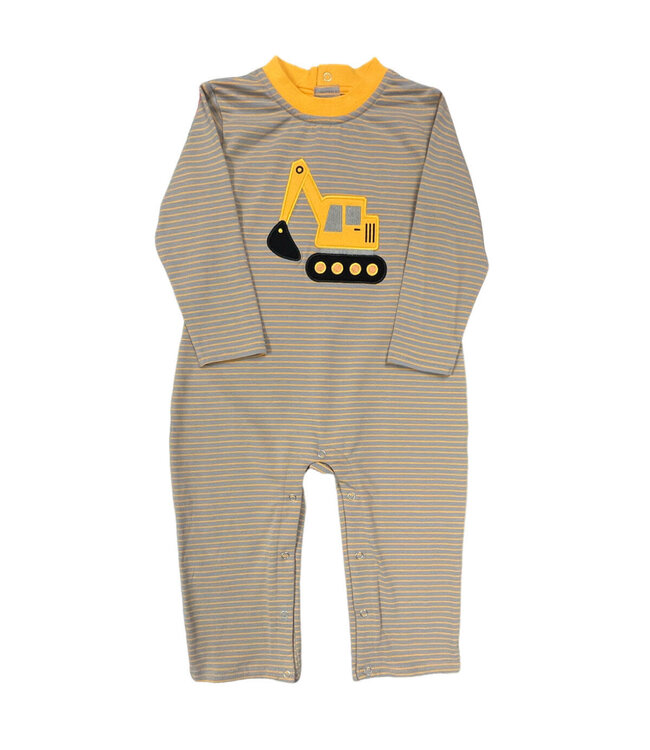 Excavator Applique Romper