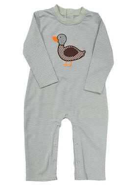 Be Mine Mallard Applique Duck Romper