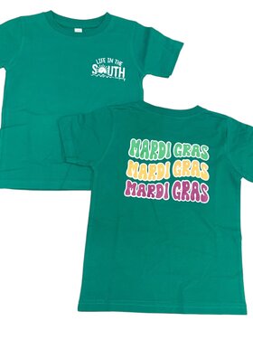 Life in the South Multi Mardi Gras Shirt