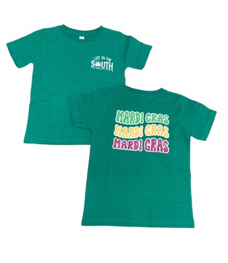 Life in the South Multi Mardi Gras Shirt