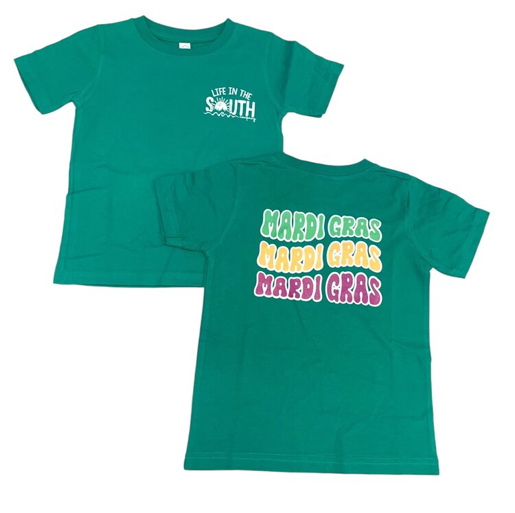 Life in the South Multi Mardi Gras Shirt