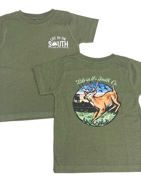 Life in the South Running Buck SS Tee