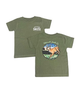 Life in the South Running Buck SS Tee