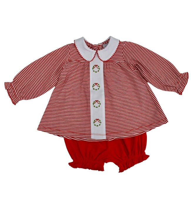 Wreath Girls Bloomers Set
