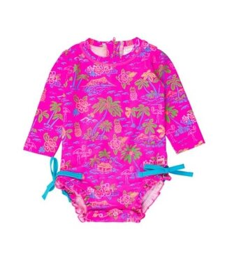 RuffleButts + RuggedButts Long Sleeve One Piece Rash Guard