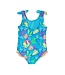 Tie Shoulder One Piece - Neon Tiki Vibes