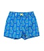 Neon Blue Pineapples Swim Trunks