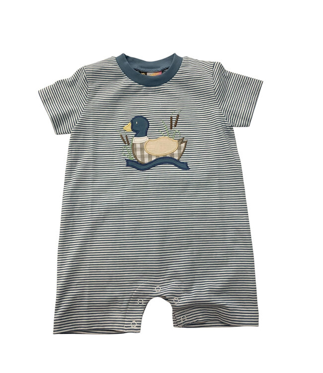 Mallard Duck Applique Boys Romper