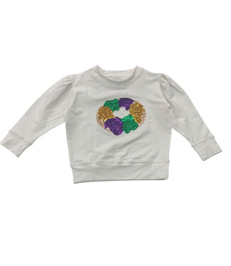 Azarhia Sequin King Cake Sweatshirt