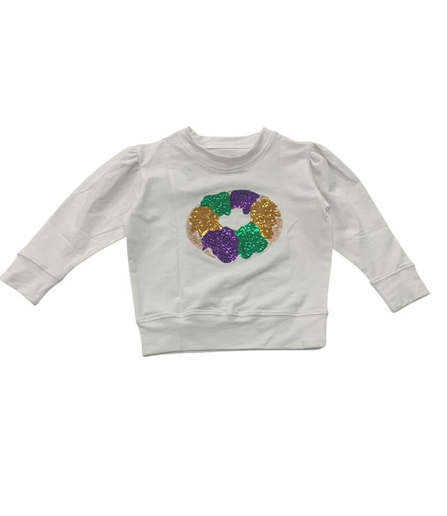 Sequin King Cake Sweatshirt