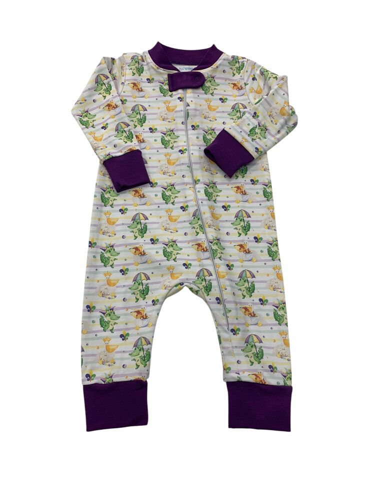 Krewe Second Line Pima Zip Pj