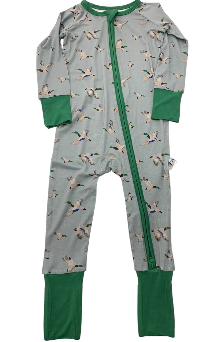 Goosies Mallards Long Sleeve Zipper Pajama