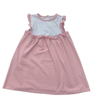 Trotter Street Alice Dress - Light Pink Stripe
