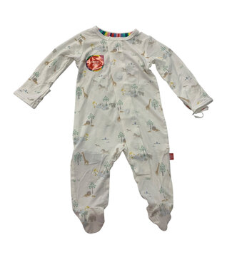 Magnetic Me White Safari Footie