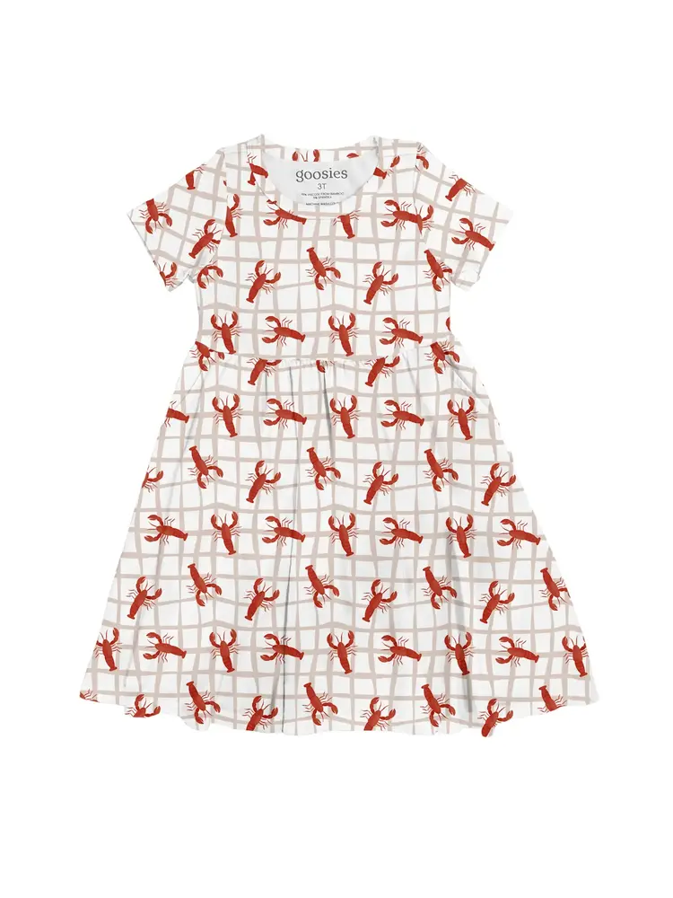Goosies Crawfish Short Sleeve Dress w/ Pockets