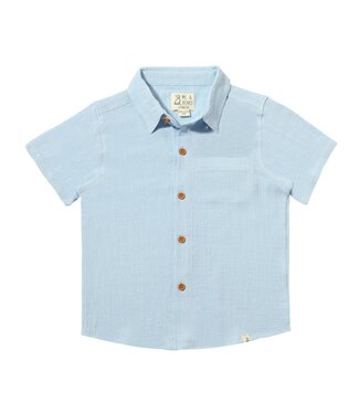 Me & Henry Newport Blue Woven Shirt